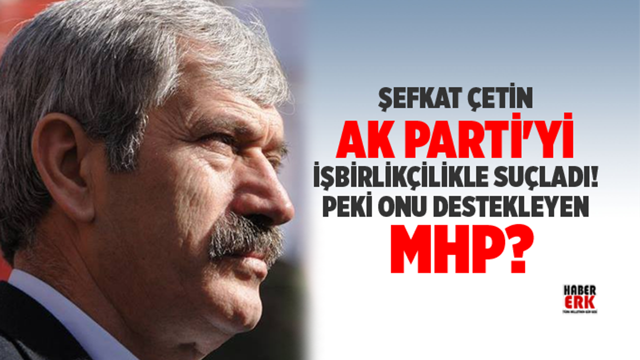 Şefkat Çetin Ak Parti'yi İşbirlikçilikle suçladı! Peki onu destekleyen MHP?