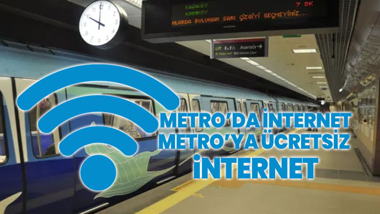 Metro’da internet, Metro’ya ücretsiz  internet