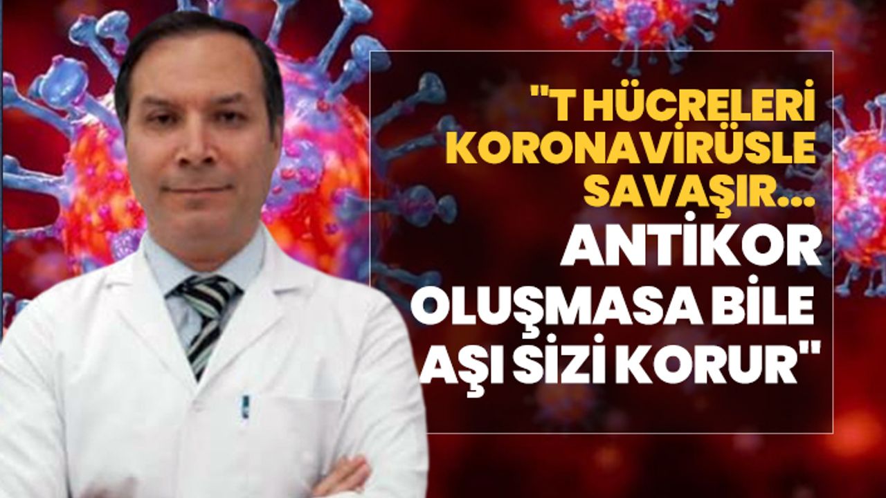 Prof. Dr. Güner Sönmez "T hücreleri koronavirüsle savaşır...Antikor oluşmasa bile aşı sizi korur"