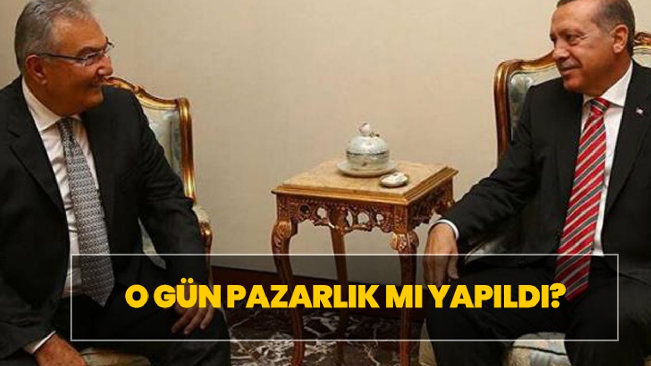 Erdoğan ve Baykal'ın O görüşmesinde pazarlık mı yapıldı?