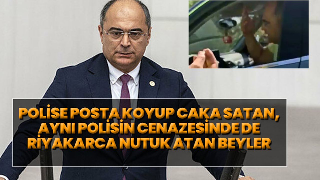Trafik polisinin kimlik sormasına sinirlenen CHP İstanbul milletvekili Turan Aydoğan'dan hadsizlik