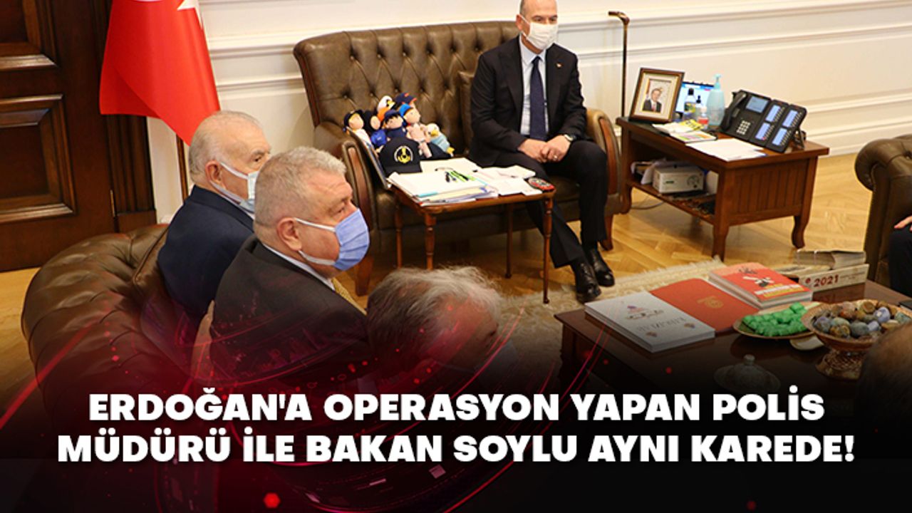 Erdoğan'a operasyon yapan polis müdürü ile Bakan Soylu aynı karede!