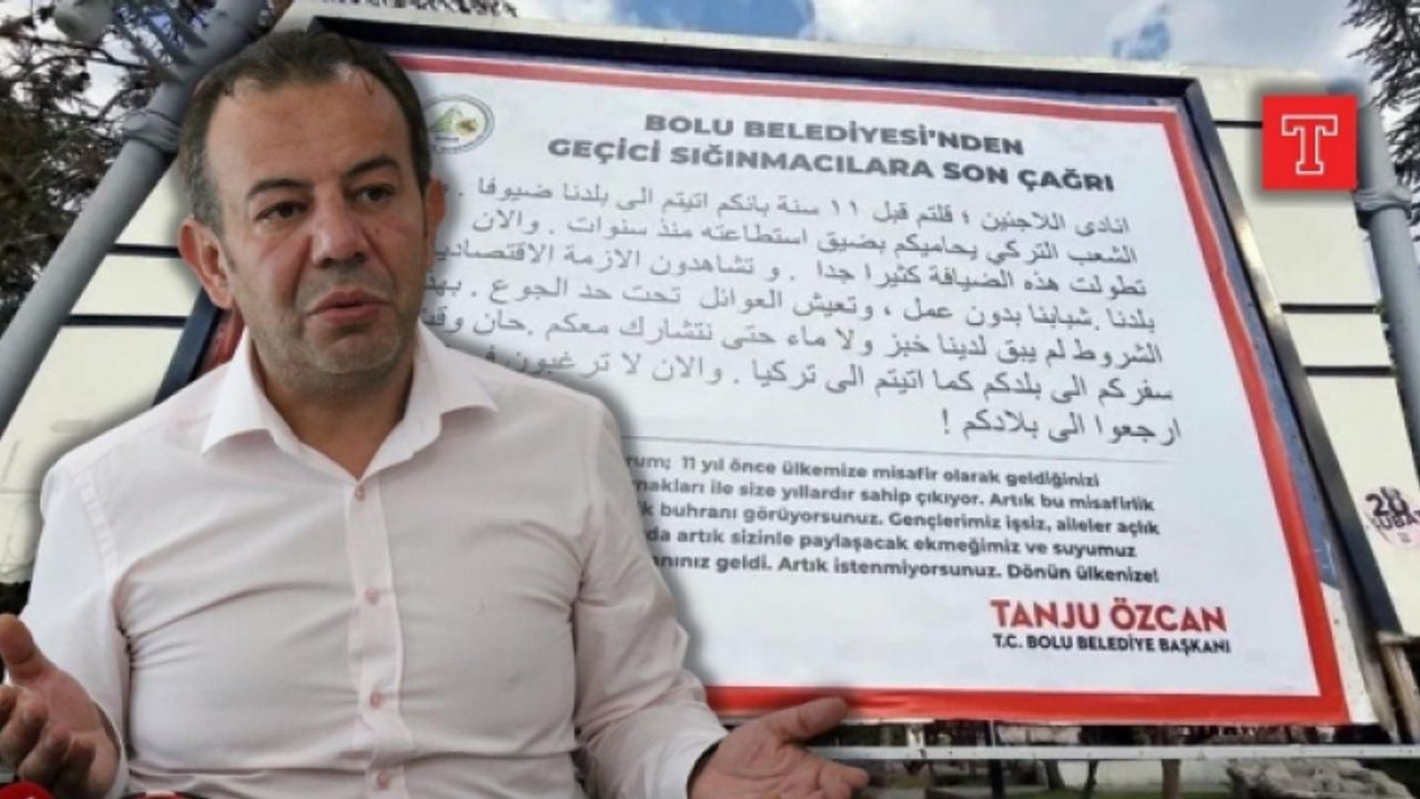 Türk Milleti'nin Başkanı Tanju Özcan'dan sığınmacılara çağrı: "Artık istenmiyorsunuz, dönün ülkenize"