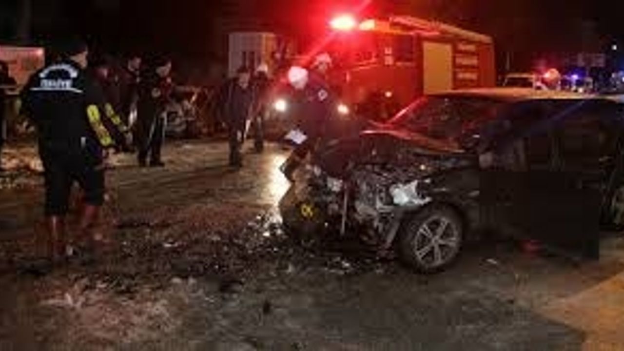 Gaziantep'te trafik kazası: 1 ölü, 5 yaralı
