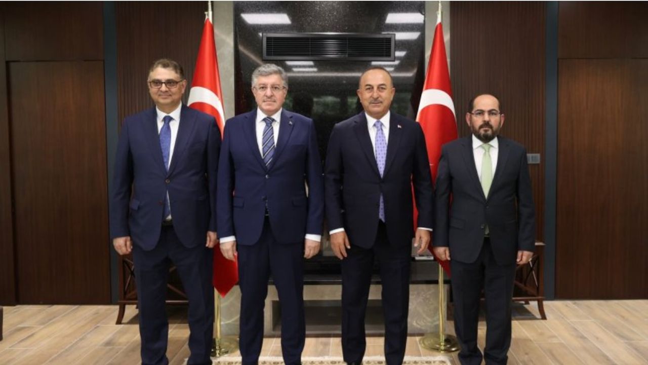 Çavuşoğlu ile Suriye muhalifleri arasında görüşme