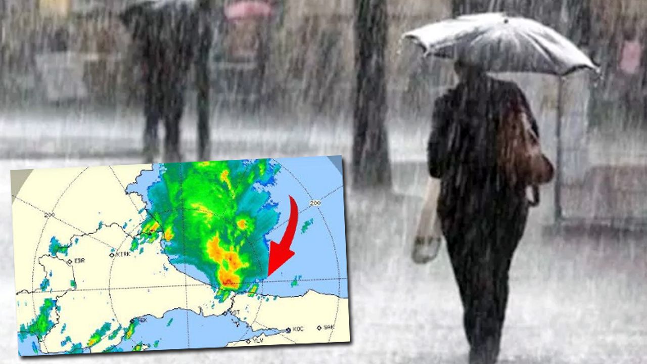 AFAD ve Meteoroloji'den uyarı: Yağış kütleleri İstanbul'da görüldü!