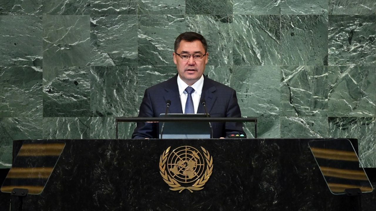 Kırgızistan Cumhurbaşkanı Sadır Caparov'dan BM Genel Kurulu’nda müthiş konuşma