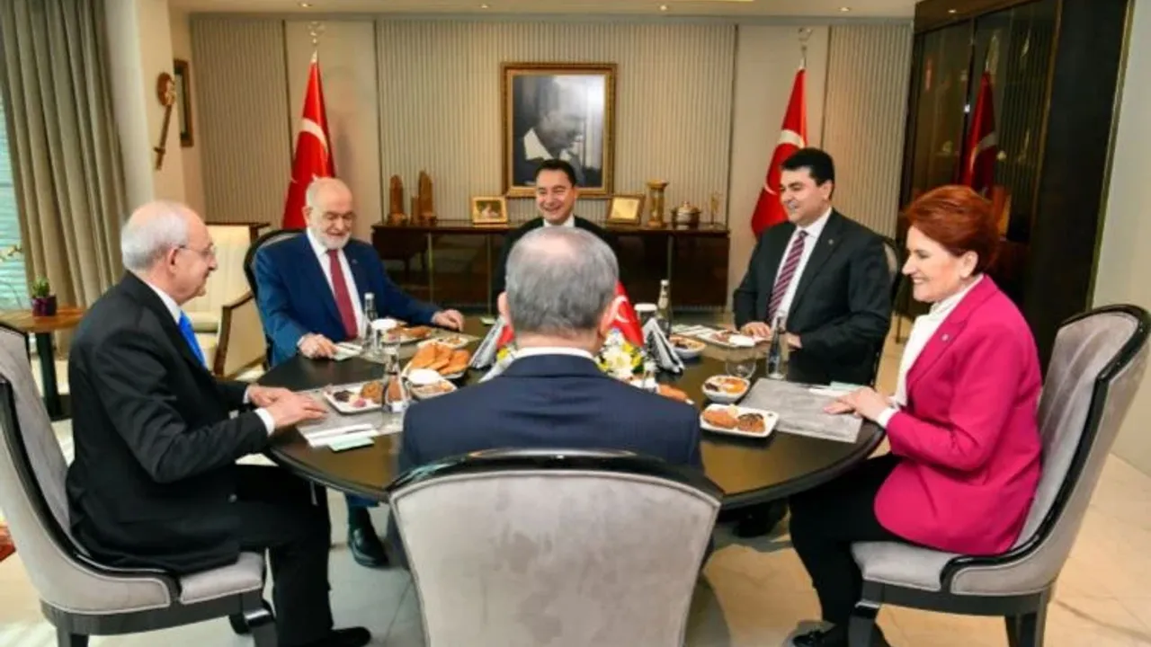Altılı Masa'dan ortak açıklama: Erdoğan'ın adaylığı mümkün değil