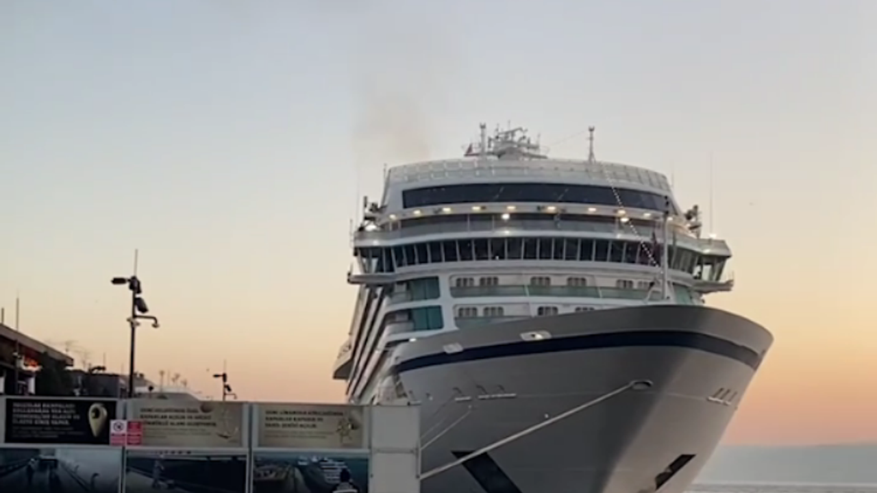 Galataport İstanbul'un yeni yıldaki ilk misafiri "Viking Sky" gemisi oldu