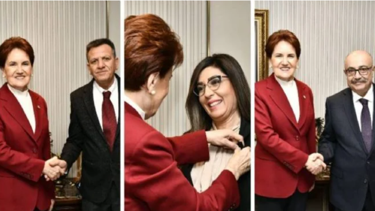 MHP'li üç isim İYİ Parti’ye geçti! Rozetlerini Meral Akşener taktı