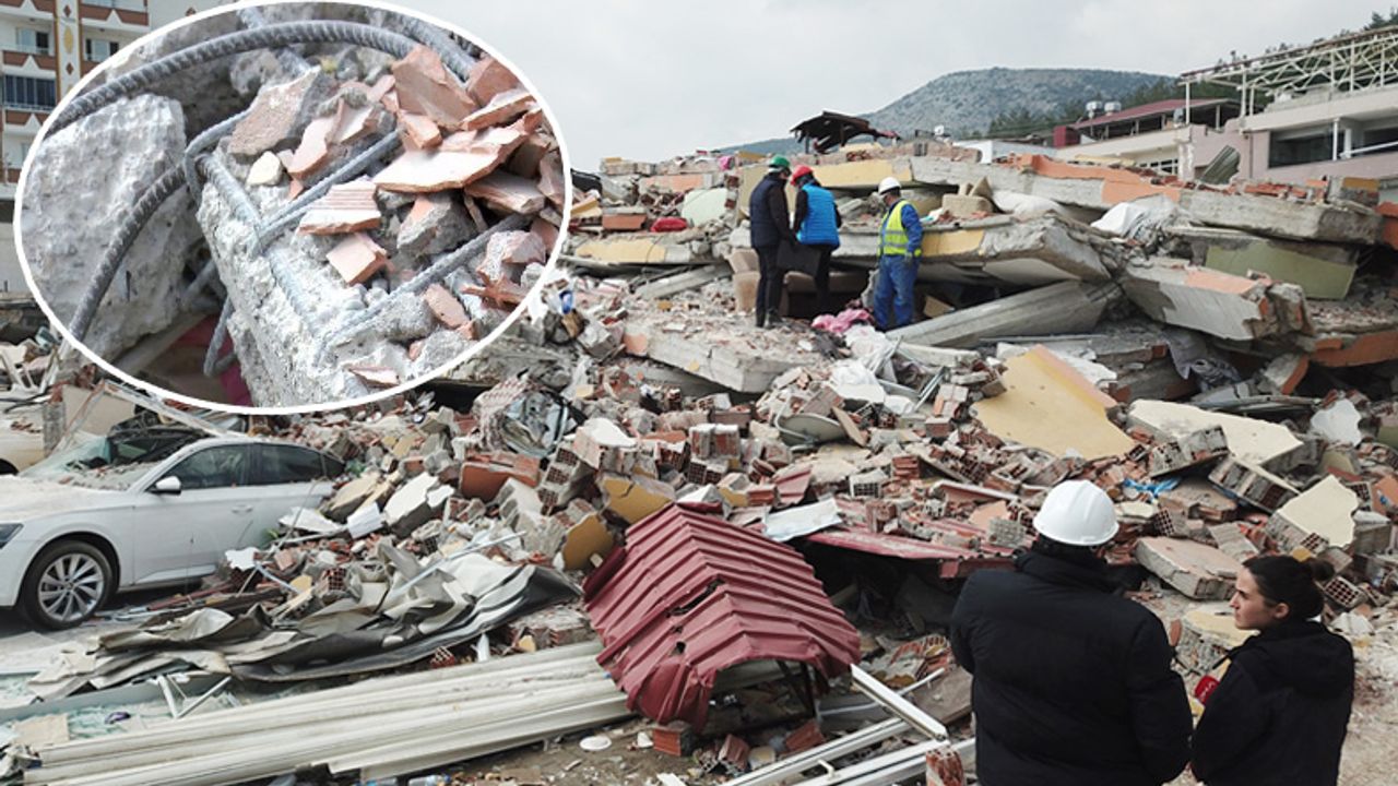 Depremde yıkılan binalarda 'nervür' detayı
