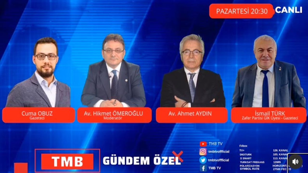 İsmail Türk TMB Tv'de deprem izlenimlerini anlatacak