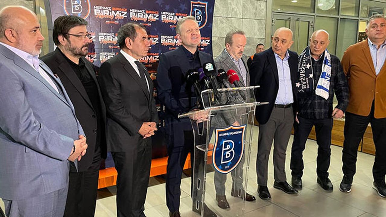 TFF ve Kulüp başkanlarından Başakşehir'e tam destek