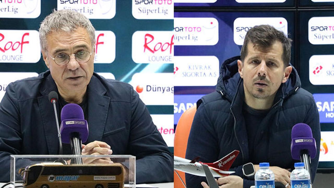 Alanyaspor - Başakşehir maçı sonrası iki antrenör de açıklama yaptı