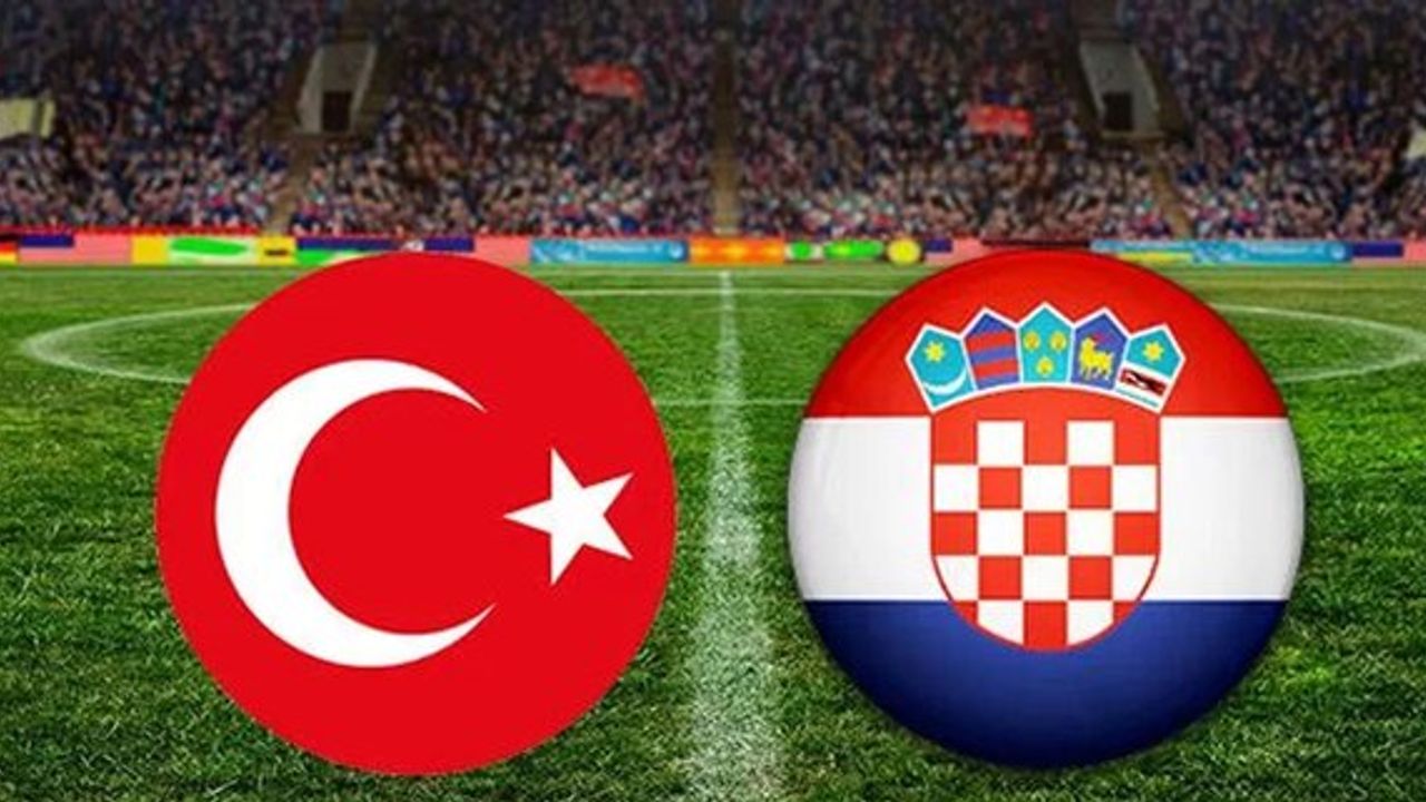 Türkiye Hırvatisvan maçında ilk 11'i belli oldu