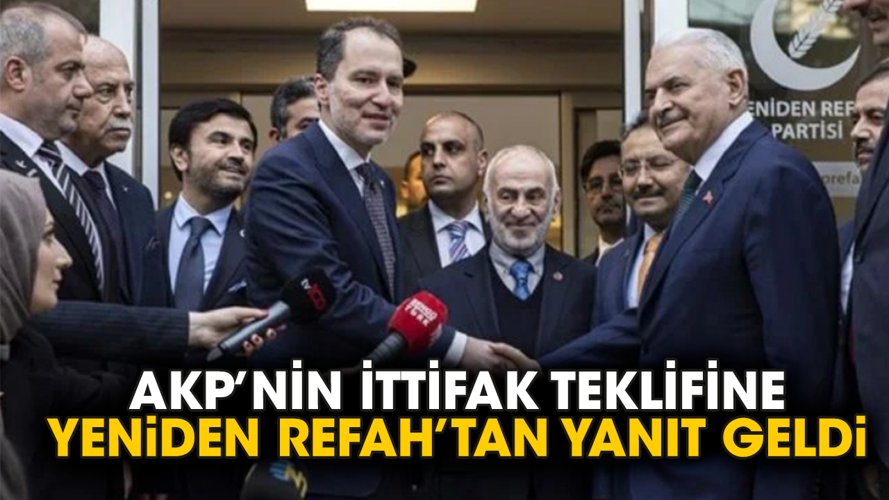 AKP’nin İttifak teklifine Yeniden Refah’tan yanıt geldi