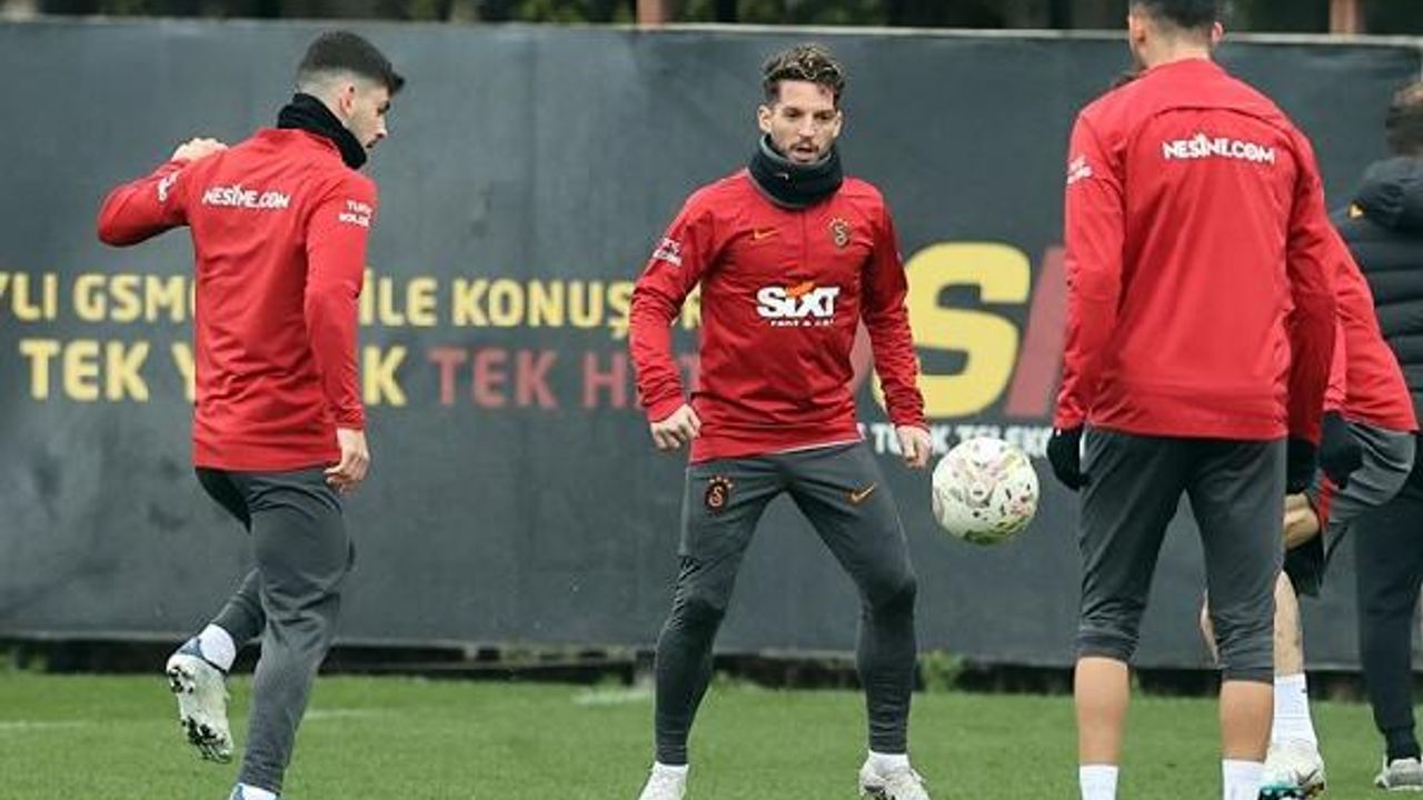 Galatasaray, Kayserispor maçının hazırlıklarını sürdürdü