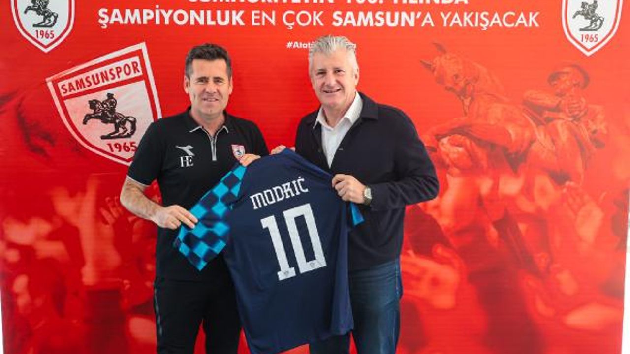 Hırvatistan Futbol Federasyonu Başkanı Davor Suker Samsun’da