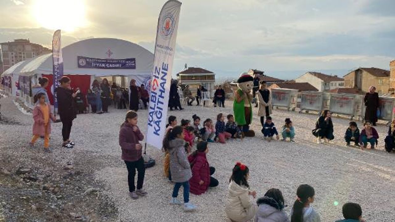 Malatya’da depremzede çocuklara özel ramazan etkinlikleri düzenleniyor