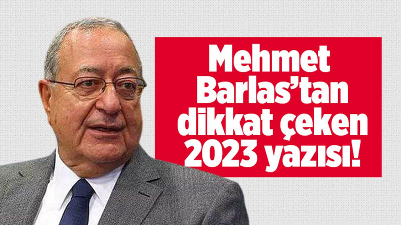 Barlas köşe yazısında AKP'nin 15 mayıs sonrasını anlatıyor