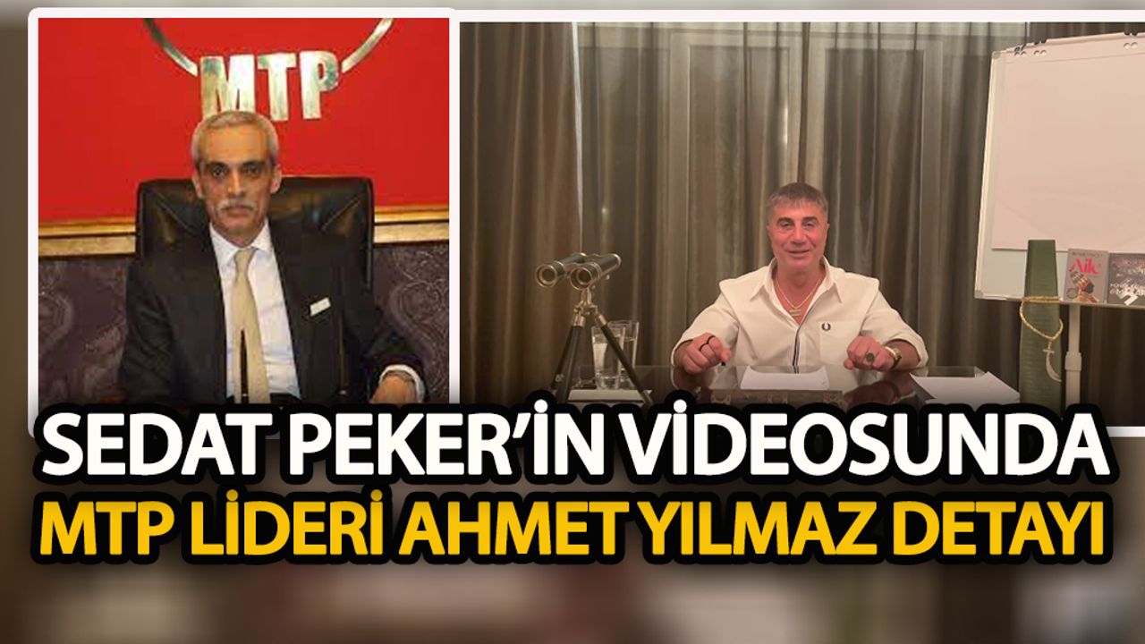 Sedat Peker'in videosunda Ahmet Yılmaz detayı
