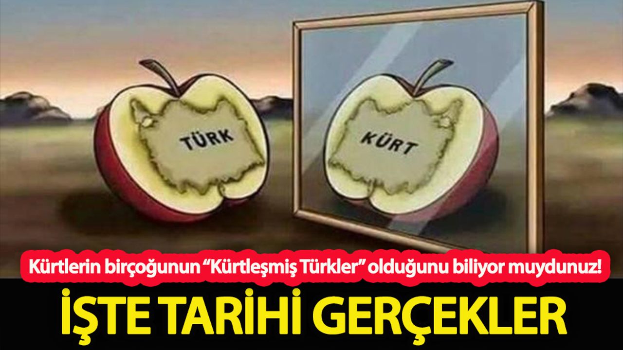 Kürtlerin birçoğu “Kürtleşmiş Türkler”dir