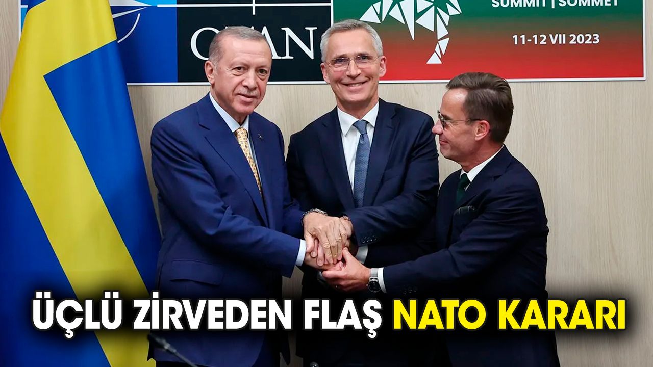 Üçlü görüşmeden flaş NATO kararı