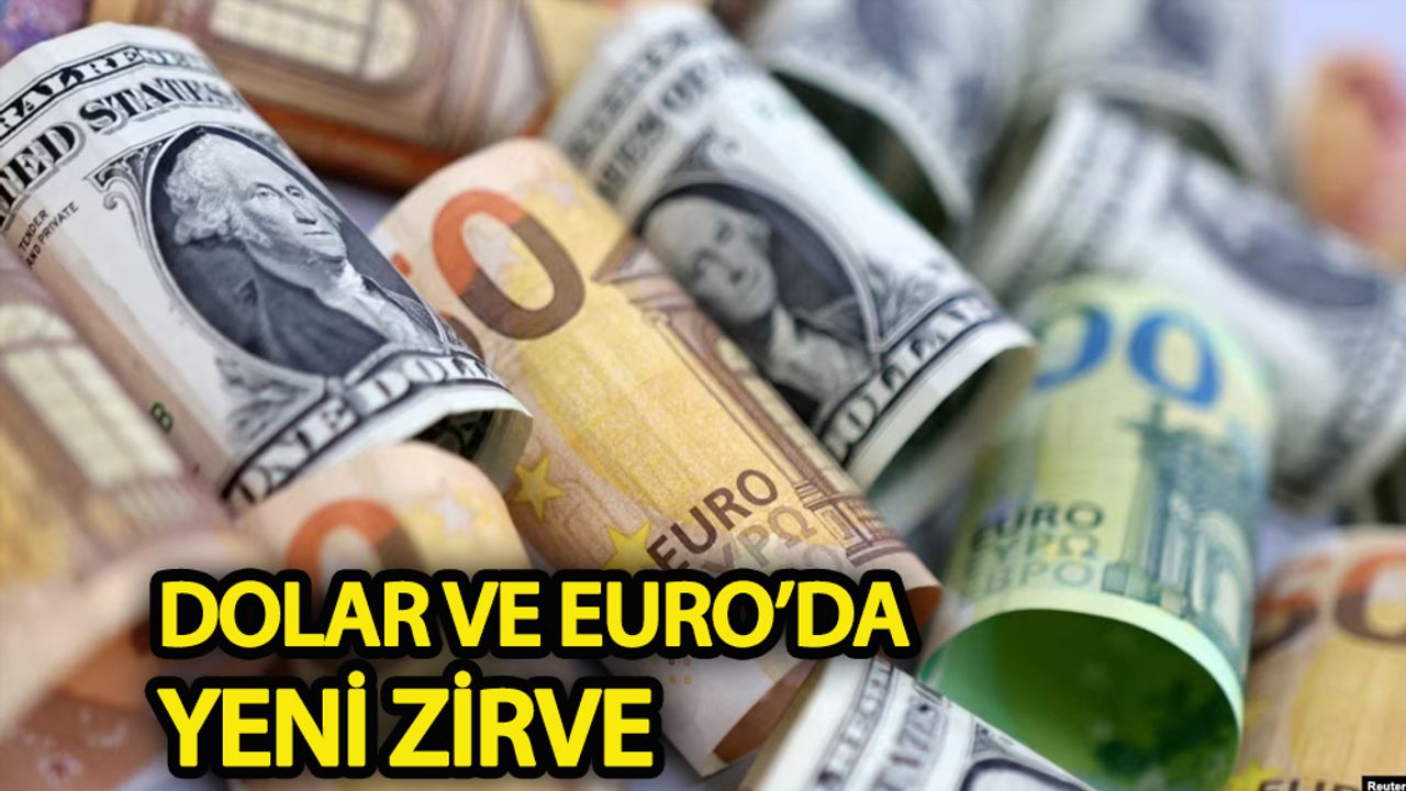 Faiz kararı sonrası dolar ve euroda yeni zirve