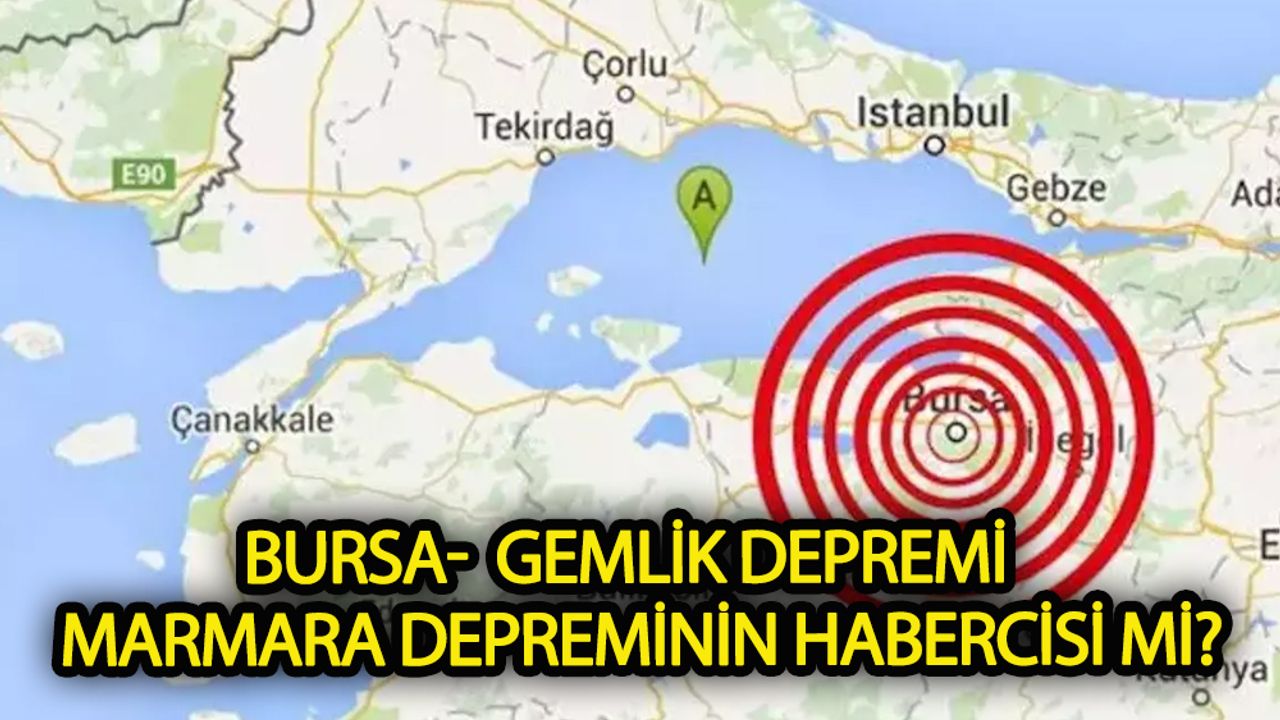 Gemlik depremi  Marmara depreminin habercisi mi?