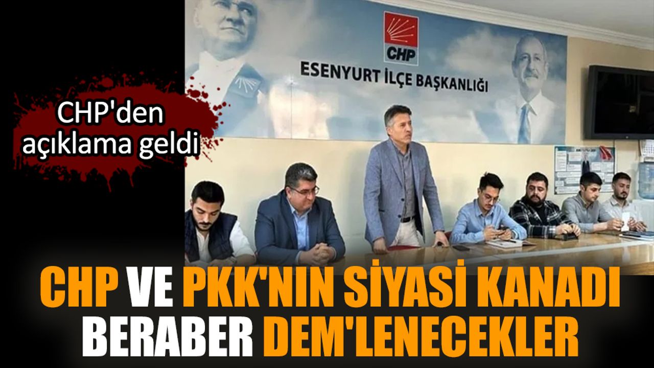 CHP ve PKK'nın siyasi kanadı beraber DEM'lenecekler