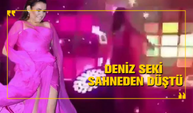 Deniz Seki sahneden düştü