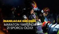 İnanılacak gibi değil!  Maraton yarışında 21 sporcu öldü!