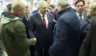 Binali Yıldırım’dan CHP seçim standına ziyaret