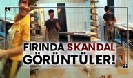 Fırında skandal görüntüler!