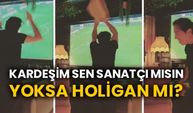 Kardeşim sen sanatçı mısın yoksa holigan mı?