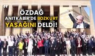 Özdağ Anıtkabir’de Bozkurt yasağını deldi!