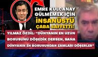 Yılmaz Özdil: “Dünyanın en uzun borusunu döşedik dersen, sana dünyanın en borusundan zamları döşerler” Gazeteci Emre Kulcanay gülmemek için insanüstü çaba saffetti!