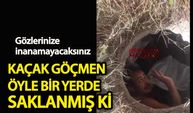 Kaçak göçmenler bunu da yaptı!