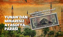 Yunan’dan minaresiz Ayasofya resimli para