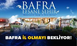 Bafra il olmayı bekliyor!