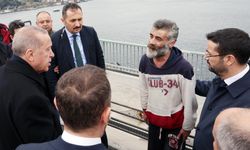 Erdoğan köprüde intihar etmek isteyen vatandaşı ikna etti