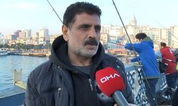 Galata Köprüsü'nde yeni yıla balık tutarak girecekler