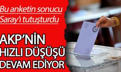 Bu anketin sonucu Saray’ı tutuşturdu: AKP’nin hızlı düşüşü devam ediyor