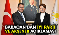 Babacan'dan İYİ Parti ve Akşener açıklaması