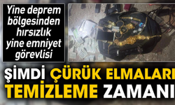 Yine deprem bölgesinden hırsızlık yine emniyet görevlisi