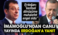 İmamoğlu'ndan canlı yayında Erdoğan'a yanıt