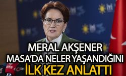 Meral Akşener Masa’da neler yaşandığını anlattı!