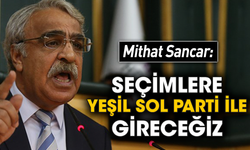 Mithat Sancar: Seçimlere Yeşil Sol Parti ile gireceğiz
