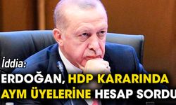 Erdoğan, HDP kararında AYM üyelerine hesap sordu