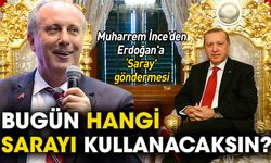 Muharrem İnce'den Erdoğan'a 'Saray' göndermesi